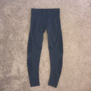 Zyia Active 7/8 Seamless Leggings Charcoal Gray S